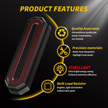 Load image into Gallery viewer, 3 in 1 Motorcycle 45LED Brake Tail lamp Turn signal Light DRL Sequential Signal Lamps Taillight For Truck Trailer RV