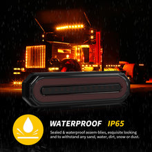 Load image into Gallery viewer, 3 in 1 Motorcycle 45LED Brake Tail lamp Turn signal Light DRL Sequential Signal Lamps Taillight For Truck Trailer RV