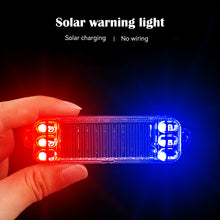 Load image into Gallery viewer, Mortorcycle Solar Power LED Warning Light Night Ride Tail Light Anti-rear Strobe Light for Motorcycle Electric Vehicle Bicycle