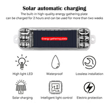 Load image into Gallery viewer, Mortorcycle Solar Power LED Warning Light Night Ride Tail Light Anti-rear Strobe Light for Motorcycle Electric Vehicle Bicycle