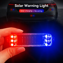Load image into Gallery viewer, Mortorcycle Solar Power LED Warning Light Night Ride Tail Light Anti-rear Strobe Light for Motorcycle Electric Vehicle Bicycle