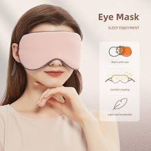Load image into Gallery viewer, Double-sided Dual Color Warm And Cool Breathable Eye Mask Comfortable Blackout Adjustable Sleeping Eye Mask Eye Relaxation Sleep Care