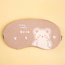 Load image into Gallery viewer, Cartoon Cute Comfortable Sleeping Eye Mask Cold And Hot Dual Application Blackout Eye Mask Relieving Eye Pressure Eye Mask