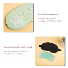 Load image into Gallery viewer, Cartoon Cute Comfortable Sleeping Eye Mask Cold And Hot Dual Application Blackout Eye Mask Relieving Eye Pressure Eye Mask