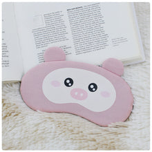 Load image into Gallery viewer, Cute Funny Sleeping Eye Mask Hot And Cold Double Compress Comfortable Breathable Eye Mask Detachable Ice Pack Blackout Eye Mask