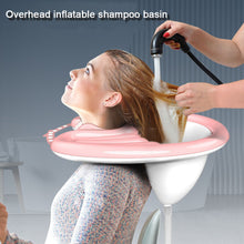Load image into Gallery viewer, Aerated Softness Folding Home Pregnant Woman Shampoo Basin Use Shampoo Sink Rinse Basin for Kid Pregnant Disabled Old Patient Care