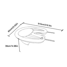 Load image into Gallery viewer, Aerated Softness Folding Home Pregnant Woman Shampoo Basin Use Shampoo Sink Rinse Basin for Kid Pregnant Disabled Old Patient Care