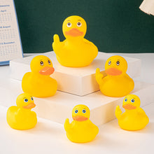 Load image into Gallery viewer, The Middle Finger Duck Kids Toys Toddler Toys Decoration Cute Duck Gift for Children Yellow Duck Baby Cute Mini Bath Toy
