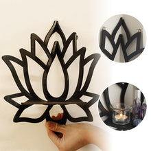 Load image into Gallery viewer, Wooden Butterfly Hollow Crystal Storage Shelf Simple Home Wall Decoration Lotus Corner Home Decoration Bracket Shelf