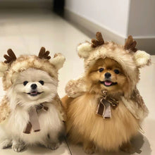 Load image into Gallery viewer, Cat Costume Cute Lion Mane Cat Wig Hat Cosplay Clothes Cap Dress Up Puppy Kitten Halloween Christmas Party Decoration Supplies