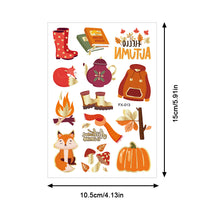 Load image into Gallery viewer, Autumn Gold Pink Face Tattoo Stick Autumn Harvest Maple Leaf Party Hot Gold Waterproof Tattoo Stickers