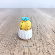 Load image into Gallery viewer, Car Decoration Mini Resin Simulation Cactus Succulent For Home Office Desktop Computer Crafts Couple Small Gifts Toy