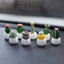 Load image into Gallery viewer, Car Decoration Mini Resin Simulation Cactus Succulent For Home Office Desktop Computer Crafts Couple Small Gifts Toy