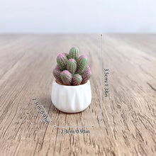 Load image into Gallery viewer, Car Decoration Mini Resin Simulation Cactus Succulent For Home Office Desktop Computer Crafts Couple Small Gifts Toy