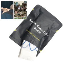 Load image into Gallery viewer, Hemostatic Kaolin Gauze Combat Emergency Trauma Z-Folded Soluble For Ifak Tactical Outdoor First Aid Kit Medical Wound Dressing