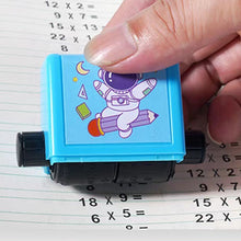 Load image into Gallery viewer, Math Stamp Roller Addition Subtraction Multiplication Division Practice Mathematical Operation Math Stamp Teaching Supplies