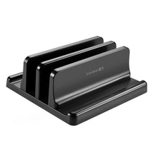 Load image into Gallery viewer, Vaydeer Plastic Vertical Laptop Stand Holder Adjustable Desktop Notebook Dock Space-Saving 3 In 1 computer stand