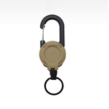 Load image into Gallery viewer, Heavy Duty Retractable Buckle Rope Camping Supplies Wire Rope Luya Anti-theft Tactical Carabiner Keychain Telescopic Hook Tool