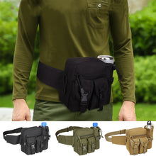 Load image into Gallery viewer, Water-resistant Nylon Fanny Pack Men Tactical Military Waist Bag Water Bottle Pouch Hiking Outdoor Camping Bum Belt Bum Sport Chest Bags