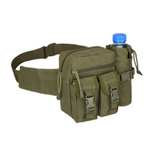 Load image into Gallery viewer, Water-resistant Nylon Fanny Pack Men Tactical Military Waist Bag Water Bottle Pouch Hiking Outdoor Camping Bum Belt Bum Sport Chest Bags