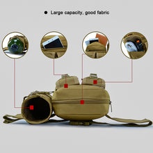 Load image into Gallery viewer, Water-resistant Nylon Fanny Pack Men Tactical Military Waist Bag Water Bottle Pouch Hiking Outdoor Camping Bum Belt Bum Sport Chest Bags