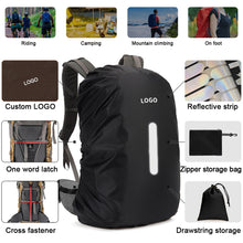 Load image into Gallery viewer, 15-65L Reflective Backpack Rain Cover Outdoor Cycling Hiking Climbing Bag Cover Waterproof Rain Cover For Backpack