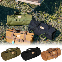 Load image into Gallery viewer, Camping Tent Ground Nail Bag Cylindrical Storage Backpack Portable Miscellaneous Pouch Outdoor Storage Toolkit Hiking Accessorie