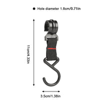 Load image into Gallery viewer, 3/5pcs Outdoor Camping Moveable Hooks Detachable S-Shaped Hooks Hanging Storage Rack Multifunctional Outdoor Tools