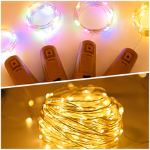Load image into Gallery viewer, Bar LED Wine Bottle Cork 2M String Lights Christmas Decoration Led Lamp Bottle Fairy Lights Holiday Copper Wire Lights String