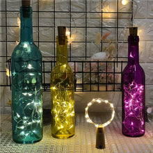 Load image into Gallery viewer, Bar LED Wine Bottle Cork 2M String Lights Christmas Decoration Led Lamp Bottle Fairy Lights Holiday Copper Wire Lights String