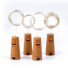 Load image into Gallery viewer, Bar LED Wine Bottle Cork 2M String Lights Christmas Decoration Led Lamp Bottle Fairy Lights Holiday Copper Wire Lights String
