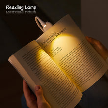 Load image into Gallery viewer, Table Lamp Rechargable Reading Desk Lamp With Clip Book Night Light LED Touch 3 Light Colors Dimming Eye Protection Bedroom Reading Lamp