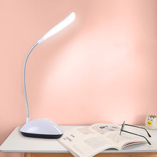 Load image into Gallery viewer, LED Eye Protection Book Night Light Adjustable Angle Mini Clip-On Study Desk Lamp Battery Powered Flexible for Travel Bedroom Reading