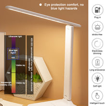 Load image into Gallery viewer, Dimmable LED Desk Lamp Touch Table Lamp USB Plug-in Night Light Touch 3 Gear Dimming Portable Book Reading Lamp