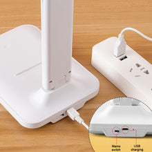 Load image into Gallery viewer, Dimmable LED Desk Lamp Touch Table Lamp USB Plug-in Night Light Touch 3 Gear Dimming Portable Book Reading Lamp