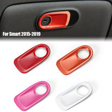 Load image into Gallery viewer, Car Passenger Seat Glove Box Handle Decoration Cover Trim Sticker Interior Accessories For Mercedes Benz Smart 453 Fortwo Forfour 15-19
