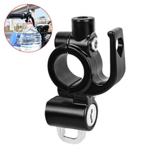 Load image into Gallery viewer, Metal Motorcycle Helmet Lock with Mirror Bracket Bike Handlebar Helmet Anti-theft Safety Lock Hooks Accessories Two Keys
