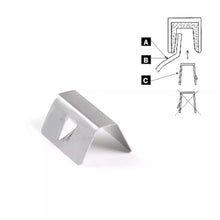 Load image into Gallery viewer, 10Pcs Car Windshield Clips Wind Rain Deflectors Channel Metal Universal Windscreen Clips For Heko G3 SNED Clip X6 Auto Parts