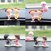 Load image into Gallery viewer, Car Interior Cartoon Couples Ornaments Action Figurines Car Center Console Decoration Ornaments Anime Dashboard Decoration Gifts