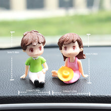 Load image into Gallery viewer, Car Interior Cartoon Couples Ornaments Action Figurines Car Center Console Decoration Ornaments Anime Dashboard Decoration Gifts