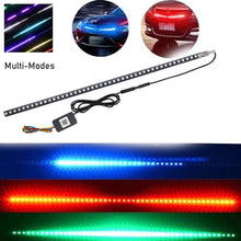 Load image into Gallery viewer, DC 12V Car LED RGB Lights Scanner Knight Rider Strobe Flash Light Strip With Remote Control Car Decorative Lamps