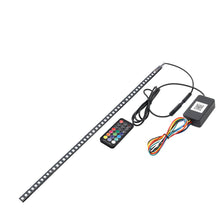 Load image into Gallery viewer, DC 12V Car LED RGB Lights Scanner Knight Rider Strobe Flash Light Strip With Remote Control Car Decorative Lamps