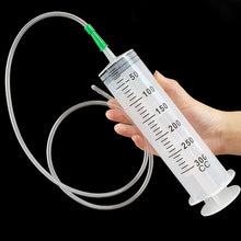 Load image into Gallery viewer, 100/300/550ml Large Capacity Syringes Oil Pump With 50cm Hose Pet Feeding Measuring Pump Hydroponics Nutrient Big Syringe