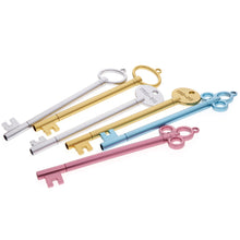 Load image into Gallery viewer, Key Shape Gel Pen Black Ink Stationery Sign Write Tool School Office Stationery Supplies