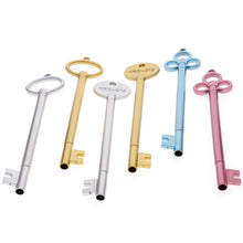 Load image into Gallery viewer, Key Shape Gel Pen Black Ink Stationery Sign Write Tool School Office Stationery Supplies