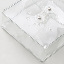 Load image into Gallery viewer, Outdoor Waterproof Transparent PVC Storage Bag for Journal Stickers Tapes Makeup Bag for Traveling Dolls Display Cases