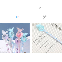 Load image into Gallery viewer, Butterfly Pendant Gel Pen Cartoon Butterfly Gel-Ink Anti-mosquito Sequined Signature Pen Kawaii Magical Pen Writing Tool