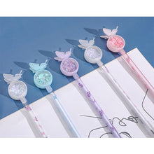 Load image into Gallery viewer, Butterfly Pendant Gel Pen Cartoon Butterfly Gel-Ink Anti-mosquito Sequined Signature Pen Kawaii Magical Pen Writing Tool