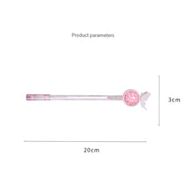 Load image into Gallery viewer, Butterfly Pendant Gel Pen Cartoon Butterfly Gel-Ink Anti-mosquito Sequined Signature Pen Kawaii Magical Pen Writing Tool