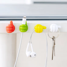 Load image into Gallery viewer, Thumb Hooks Multifunctional Clip Wire Organizer accessories Storage Holder Wall Hooks For Kitchen Bathroom